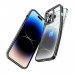 Spigen Optik Crystal Case - тънък силиконов (TPU) калъф за iPhone 14 Pro (сив-прозрачен) 8