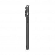 Spigen Optik Crystal Case - тънък силиконов (TPU) калъф за iPhone 14 Pro (сив-прозрачен) 3
