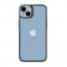 Spigen Optik Crystal Case - тънък силиконов (TPU) калъф за iPhone 14 (сив-прозрачен) 2