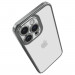 Spigen Optik Crystal Case - тънък силиконов (TPU) калъф за iPhone 14 Pro Max (сив-прозрачен) 7