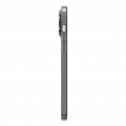 Spigen Optik Crystal Case - тънък силиконов (TPU) калъф за iPhone 14 Pro Max (сив-прозрачен) 3