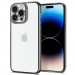 Spigen Optik Crystal Case - тънък силиконов (TPU) калъф за iPhone 14 Pro Max (сив-прозрачен) 1