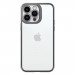 Spigen Optik Crystal Case - тънък силиконов (TPU) калъф за iPhone 14 Pro Max (сив-прозрачен) 2
