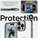Spigen Optik Crystal Case - тънък силиконов (TPU) калъф за iPhone 14 Pro Max (сив-прозрачен) 11