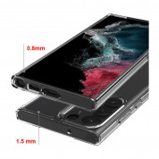 Tech-Protect Flexair Hybrid Case - хибриден удароустойчив кейс за Samsung Galaxy S23 Ultra (прозрачен)  4