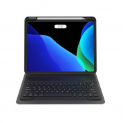Baseus Brilliance Keyboard Case (ARJK000113) - кожен калъф и безжична блутут клавиатура за iPad Pro 11 M1 (2021), iPad Pro 11 (2020), iPad Pro 11 (2018) (черен)