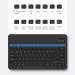 Baseus Brilliance Keyboard Case (ARJK000113) - кожен калъф и безжична блутут клавиатура за iPad Pro 11 M2 (2022), iPad Pro 11 M1 (2021), iPad Pro 11 (2020), iPad Pro 11 (2018) (черен) 16