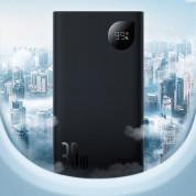 Baseus Adaman 2 Digital Display Power Bank 30W 20000 mAh (PPAD050101) - външна батерия с 2xUSB-A и 1xUSB-C изходи с технология за бързо зареждане (черен) 11
