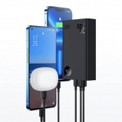 Baseus Adaman 2 Digital Display Power Bank 30W 20000 mAh (PPAD050101) - външна батерия с 2xUSB-A и 1xUSB-C изходи с технология за бързо зареждане (черен) 10