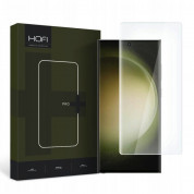 Hofi UV Glass Pro Plus Tempered Glass - стъклено защитно покритие с течно лепило и UV лампа за дисплея на Samsung Galaxy S23 Ultra (прозрачен)