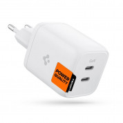 Spigen GaN PowerArc Dual USB-C Wall Charger PD 65W (white)