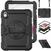 Tech-Protect Solid 360 Case - удароустойчив хибриден кейс за iPad 10 (2022) (черен) 2
