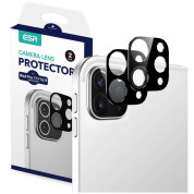 ESR Camera Lens Protector - 2 броя предпазни стъклени защитни покрития за камерата на iPad Pro 12.9 М2 (2022), iPad Pro 12.9 M1 (2021), iPad Pro 12.9 (2020), iPad Pro 11 M2 (2022), iPad Pro 11 M1 (2021), iPad Pro 11 (2020) (черен)