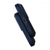 Baseus Liquid Silica MagSafe Gel Case (ARYC000503) - силиконов (TPU) калъф с MagSafe и стъклено защитно покритие за дисплея на iPhone 14 Pro (син) 5