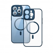 Baseus Frame MagSafe Hybrid Protection Set for Apple iPhone 14 Pro (blue-clear) 1