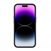 Baseus Liquid Silica Gel Case Set (ARYT020705) - силиконов (TPU) калъф и стъклено защитно покритие за дисплея за iPhone 14 Pro Max (лилав) 2
