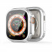 Dux Ducis Samo TPU Case - качествен силиконов (TPU) кейс с вграден протектор за дисплея за Apple Watch Ultra 49мм (сребрист) 2
