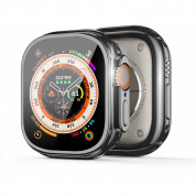 Dux Ducis Samo TPU Case - качествен силиконов (TPU) кейс с вграден протектор за дисплея за Apple Watch Ultra 49мм (черен) 1