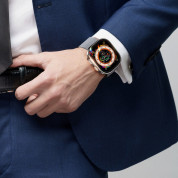 Dux Ducis Hamo Hard Case - качествен твърд кейс с вграден стъклен протектор за дисплея на Apple Watch Ultra 49мм (черен) 7
