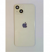 Apple iPhone 14 Backcover Full Assembly - оригинален резервен заден капак заедно с безжично зареждане (бял) 2