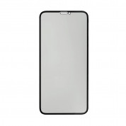 Prio 3D Anti-Spy Full Screen Curved Tempered Glass - калено стъклено защитно покритие с определен ъгъл на виждане за дисплея на iPhone 11 Pro, iPhone XS, iPhone X (черен-прозрачен)