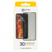 Prio 3D Anti-Spy Full Screen Curved Tempered Glass - калено стъклено защитно покритие с определен ъгъл на виждане за дисплея на iPhone 11 Pro, iPhone XS, iPhone X (черен-прозрачен) 1
