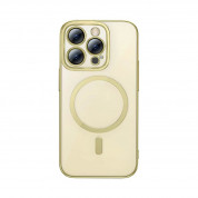 Baseus Glitter MagSafe Hybrid Protection Set for Apple iPhone 14 Pro (gold-clear)