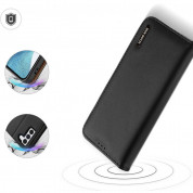 Dux Ducis Hivo Genuine Leather Flip Wallet Case for Samsung Galaxy S23 (black) 3