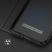 Dux Ducis Skin X2 Case - кожен калъф с поставка и отделение за кр. карти за Samsung Galaxy A54 5G (черен) 8