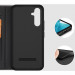 Dux Ducis Skin X2 Case - кожен калъф с поставка и отделение за кр. карти за Samsung Galaxy A54 5G (черен) 9