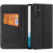 Dux Ducis Skin X2 Case - кожен калъф с поставка и отделение за кр. карти за Samsung Galaxy A54 5G (черен) 1