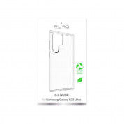 Puro 0.3 Nude Case - тънък силиконов (TPU) калъф (0.30 mm) за Samsung S23 Ultra (прозрачен) 2