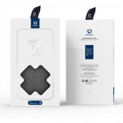 Dux Ducis Skin X2 Case - кожен калъф с поставка и отделение за кр. карти за Samsung Galaxy S23 Ultra (черен) 3