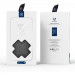 Dux Ducis Skin X2 Case - кожен калъф с поставка и отделение за кр. карти за Samsung Galaxy S23 Ultra (черен) 4