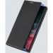 Dux Ducis Skin X2 Case - кожен калъф с поставка и отделение за кр. карти за Samsung Galaxy S23 Ultra (черен) 5