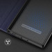 Dux Ducis Skin X2 Case - кожен калъф с поставка и отделение за кр. карти за Samsung Galaxy S23 Ultra (син) 6
