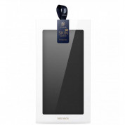 Dux Ducis Skin Pro Case - кожен калъф с поставка и отделение за кр. карти за Samsung Galaxy S23 Ultra (черен) 10