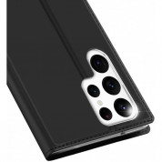 Dux Ducis Skin Pro Case - кожен калъф с поставка и отделение за кр. карти за Samsung Galaxy S23 Ultra (черен) 2