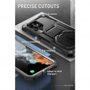 i-Blason SUPCASE ArmorBox Case - удароустойчив хибриден кейс с вграден протектор за дисплея за Samsung Galaxy S23 Ultra (черен) 5