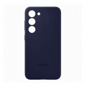 Samsung Silicone Cover Case EF-PS911TNE - оригинален силиконов кейс за Samsung Galaxy S23 (тъмносин) 3