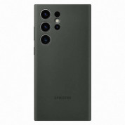 Samsung Silicone Cover Case EF-PS918TGE- оригинален силиконов кейс за Samsung Galaxy S23 Ultra (тъмнозелен)