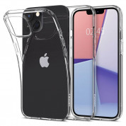 Spigen Liquid Crystal Case - тънък силиконов (TPU) калъф за iPhone 13 (прозрачен) 