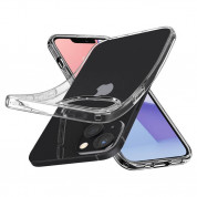 Spigen Liquid Crystal Case - тънък силиконов (TPU) калъф за iPhone 13 (прозрачен)  3