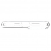 Spigen Liquid Crystal Case - тънък силиконов (TPU) калъф за iPhone 13 (прозрачен)  8