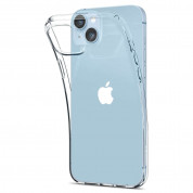 Spigen Liquid Crystal Case - тънък силиконов (TPU) калъф за iPhone 13 (прозрачен)  5