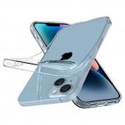 Spigen Liquid Crystal Case - тънък силиконов (TPU) калъф за iPhone 13 (прозрачен)  4