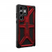Urban Armor Gear Monarch Case - удароустойчив хибриден кейс за Samsung Galaxy S23 Ultra (черен-червен) 3