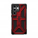 Urban Armor Gear Monarch Case - удароустойчив хибриден кейс за Samsung Galaxy S23 Ultra (черен-червен) 1