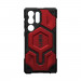 Urban Armor Gear Monarch Pro Case - удароустойчив хибриден кейс с MagSafe за Samsung Galaxy S23 Ultra (черен-червен) 4