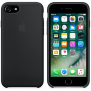 Apple Silicone Case - оригинален силиконов кейс за iPhone SE (2022), iPhone SE (2020), iPhone 8, iPhone 7 (черен) (разопакован продукт) 5